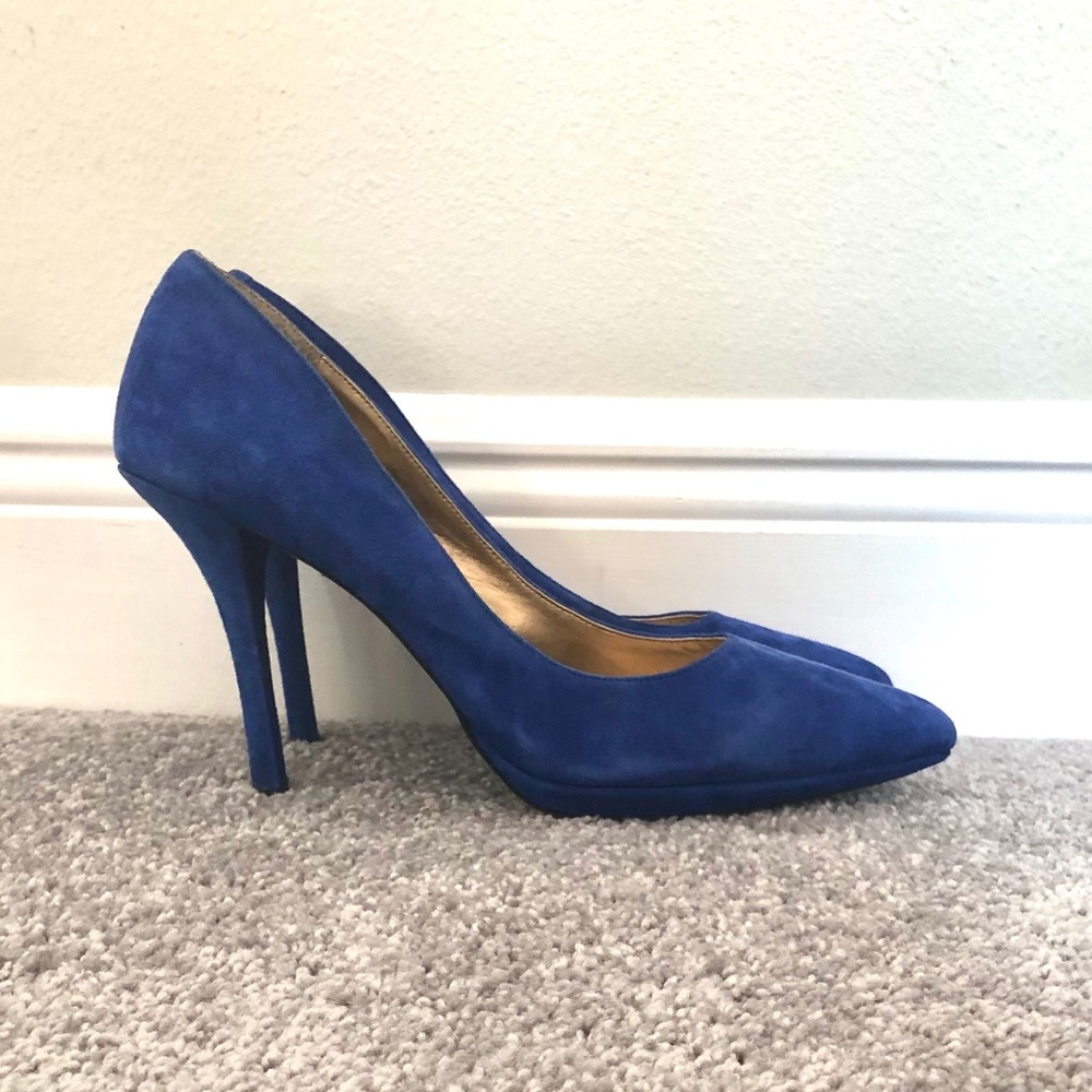 BCBG Suede Heels